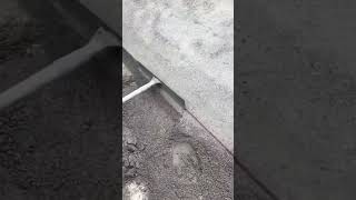 Cement floor edge cutting process [upl. by Enelrac]