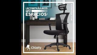 Silla Niza Presidente Disfruta sus 360° de ergonomía [upl. by Vaasta218]