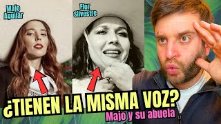 MAJO AGUILAR HEREDÓ LA VOZ DE SU ABUELA FLOR SILVESTRE🤔  Un Timbre Especial💙  Reacción y Análisis [upl. by Fai]