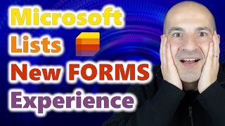 How to use the new FORMS experience in Microsoft Lists SharePoint [upl. by Dressel]