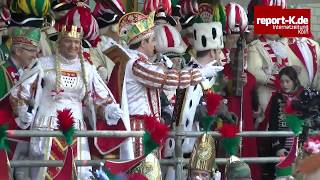 Weiberfastnacht 2019 Eröffnung des Straßenkarnevals auf dem Alter Markt in Köln [upl. by Franni]