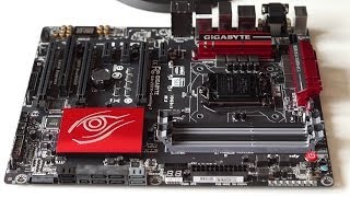 Gigabyte Z97X G1 Gaming 7 Motherboard Unboxing and First Look [upl. by Ycak609]