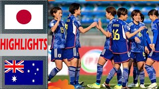 日本対オーストラリアのハイライト  AFC U20 女子アジアカップ 2024  2024 年 3 月 13 日 [upl. by Fried]