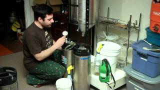 Playing with a Spunding Valve on my home brew keg setup [upl. by Ulphia]