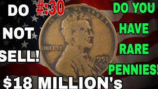 DO YOU HAVE THESE TOP 30 MOST VALUABLE PENNIESNICKELSQUARTER DOLLARS COINS WORTH MONEY Pennies [upl. by Oguh570]