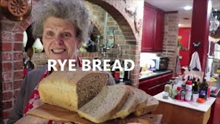 509 Baking Homemade Rye Bread [upl. by Surat]