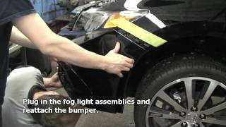 Episode 206  2012 Honda Civic 4dr Fog Light Kit Installation [upl. by Kacerek]