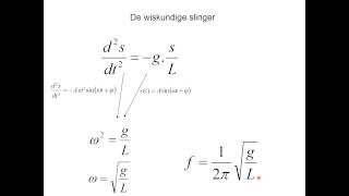 Trillingen 5 De wiskundige slinger [upl. by Hummel]