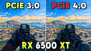 RX 6500 XT  PCIe 30 vs PCIe 40  How Much Performance Difference in 2024 [upl. by Sidney]