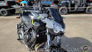 2024 KAWASAKI Z650 IN METALLIC MATTE DARK GRAY WALKAROUND [upl. by Nurav]