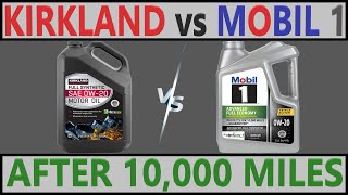 Comparing Costco Kirkland Oil to Mobil 1 After 10000 Miles [upl. by Glenna954]