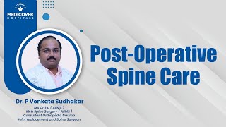 PostOperative Spine Care  Medicover Hospitals [upl. by Cleodal]