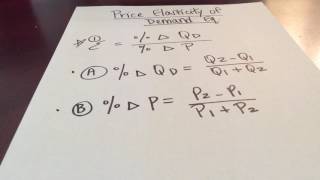 Price Elasticity of Demand Example [upl. by Imnubulo]