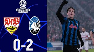 Stuttgart vs Atalanta  Highlights  Champions League 2024  atalanta vs vfb stuttgart [upl. by Settera487]