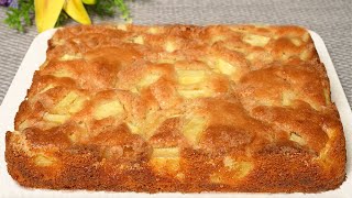 Kuchen in 5 Minuten Der berühmte Apfelkuchen der in ihrem Mund schmilzt Einfach und lecker [upl. by Anifares]