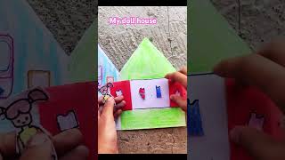 My Doll house ❤️ crafts drawing crazycrafts [upl. by Roban]