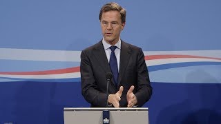 Integrale persconferentie MP Rutte van 10 november 2017 [upl. by Zasuwa161]