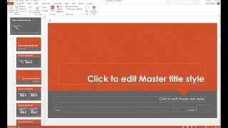 How to Customize PowerPoint Templates [upl. by Cadmann]