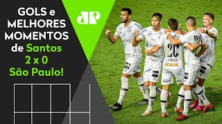 SANTOS 2 X 0 SÃO PAULO  GOLS E MELHORES MOMENTOS  5ª RODADA BRASILEIRÃO 2021 [upl. by Noirad]