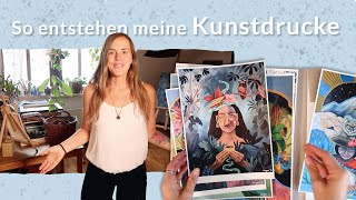 Vom Original zum Kunstdruck So erstelle amp verpacke ich meine Kunstdrucke  Kunst verkaufen [upl. by Raynard914]