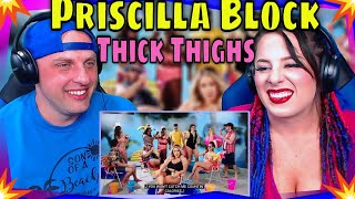 First Time Hearing Priscilla Block  Thick Thighs Official Music Video THE WOLF HUNTERZ REACTIONS [upl. by Pavyer]