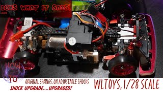 WLTOYS 128 RC suspension upgradeUPGRADED [upl. by Ednargel]