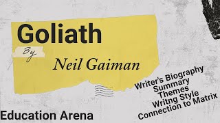 Goliath By Neil Gaiman l Summary Themes writing Style explained in Urdul Fantasy [upl. by Elorac]