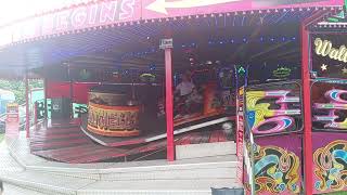 hatwells waltzer off ride at Witney funfair 2024 [upl. by Prud]