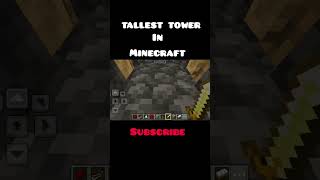 Tallest tower in Minecraft tower minecraft support top [upl. by Hsivat883]