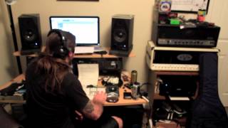 Whitechapel  2012 studio update vocal tracking [upl. by Hgielar298]