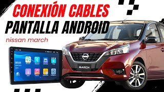 Como Identificar y Conectar Cables de Pantalla Android con Mandos de Volante de Nissan March 2022 [upl. by Nosmirc275]