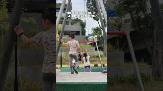 Free Outdoor Playground with Zipline at Kim Keat Beacon Estate [upl. by Chloris618]