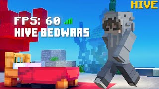 Minecraft Bed Wars on iPad in The Hive my WiFi bad [upl. by Nylhsa885]