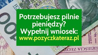 Potrzebujesz pilnie pożyczkę Weź pożyczkę już teraz  wwwpozyczkaterazpl  Pożyczę pieniądze [upl. by Islaen]