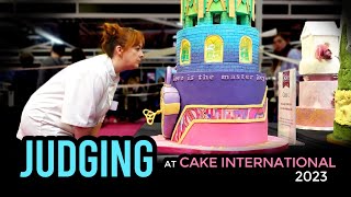 JUDGING at Cake International Birmingham 2023  What Do We Look For  Cake Show UK [upl. by Biagi]