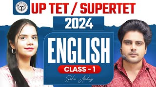 UPTETSUPERTET 2024 ENGLISH CLASS 1 BY Sachin Academy Live 1pm [upl. by Nahgeem249]