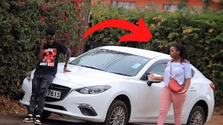 I WASTED HER TIME WITH LONG PHONECALLS😂🙆🏼‍♂️GOLD DIGGER PRANK IN KENYA PART 145  Dennyc TV [upl. by Nymsaj]