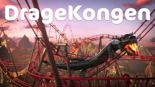 DrageKongen  Europas hurtigste og længste Family Suspended Coaster [upl. by Kcir]