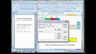 Résoudre une Optimisation linéaire avec Excel [upl. by Yt]