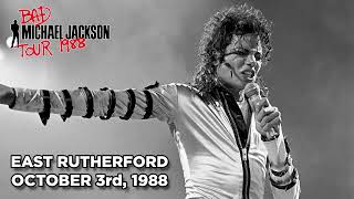 Michael Jackson  Bad Tour East Rutherford 19881003 Full Audio [upl. by Barri]