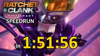 Ratchet amp Clank Rift Apart Speedrun NG in 15156 [upl. by Marigolde]