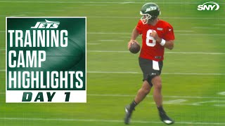 Aaron Rodgers Training Camp Highlights 72424  NY Jets  SNY [upl. by Lia414]