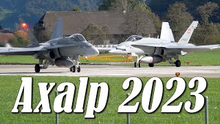 AXALP 2023 impressive démo of F18 [upl. by Mcnutt900]