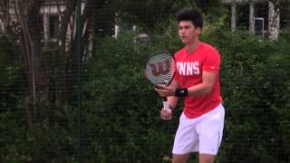 Wison Burn 100 Tennis Racket Review  Stringers World [upl. by Siusan206]