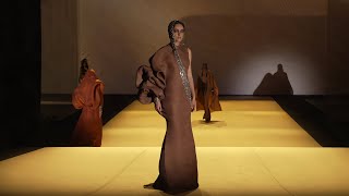 Desert Sculpturing by Stephane Rolland Paris Haute Couture SpringSummer 2024  FashionTV  FTV [upl. by Norabal]