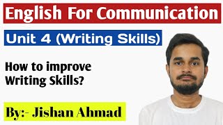 How to improve writing Skills  English For Communication RGPV [upl. by Rodman]