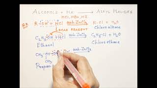 Alcohol to Alkyl halides1 Lucas test [upl. by Renrag]