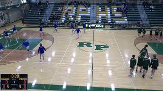 JV BOYS RushfordPeterson vs LylePacelli High School Basketball [upl. by Lasala]