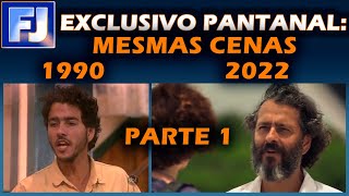 EXCLUSIVO NOVELA PANTANAL  MESMAS CENAS EM 2022 E 1990 [upl. by Lehcnom729]