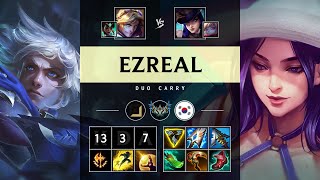 Ezreal ADC vs Caitlyn Godlike  KR Challenger Patch 1421 [upl. by Nnylatsirk54]